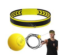 Banda de boxeo con pelota, banda de entrenamiento de reacción para principiantes, entrenador de coordinación mano- , con fácil montaje para entrenamiento en casa y al aire libre
