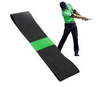 Banda de brazo de corrección de swing de golf, corrector de práctica elástico, ayuda de entrenamiento de golf, para golfistas principiantes, interiores y exteriores, campo de conducción, juego de