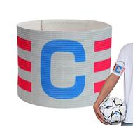 Banda de brazo para capitán de fútbol, bandas para capitán de fútbol - Bandas de capitán de fútbol - Banda de capitán para el liderazgo, para juegos de fútbol para adultos y jóvenes
