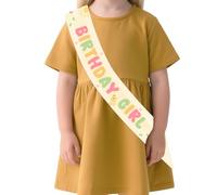 Banda de cumpleaños de pollo, decoración de fiesta de cumpleaños de pollo, color amarillo, lindo pollito de dibujos animados, banda suave colorida, este pollito es una decoración para niñas, animales