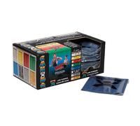 Banda de ejercicio CanDo Singles Low Powder de 1,2 m (4 pies) Azul: Pesada (40 unidades)