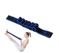 Banda de entrenamiento elástica, ergonómica con agarre antideslizante, correa de ejercicio extensible para mujeres, principiantes, yoga, pilates y musculación