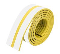 Banda de Espuma de protección Infantil de 6.5 pies Niños Que comprueban el Borde Seguro y los Protectores de Esquina Cojín78.35x3.15x3.15in(Amarillo)