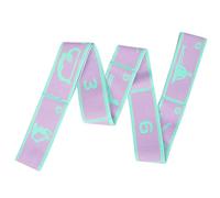 Banda De Estiramiento - Elástica 85x4cm | Banda De Resistencia De Asanas | Correa De Yoga Para Entrenamiento De Flexibilidad, Pilates, Fisioterapia, Entrenamiento En Casa, Ejercicio En El Gimnasio Y U