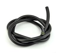 Banda de goma de tubo de látex de pesca submarina para buceo, accesorio de repuesto para bricolaje, negro y rojo (50 cm, negro)
