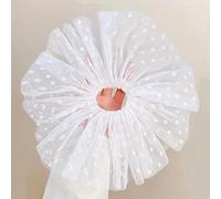 Banda De Goma Grande Con Lunares Elegantes Para Mujer, Accesorios Para El Cabello, Banda Elástica De Encaje Para El Cabello, Cuerda Para El Cabello, Círculo Para El Cabello