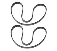 Banda de goma para sierra de cinta para anillo, paquete de 2, goma antideslizante resistente al desgaste para carpintería, rueda de desplazamiento, compatible con sierras de banda de 8, 9, 10, 12, 14