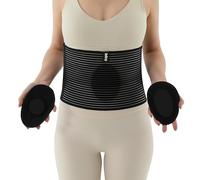 Banda de hernia umbilical. Faja hernia umbilical hombre y mujer. Cinturón para hernia de ombligo. Faja abdominal con 2 almohadillas de compresión - Faja hernia: ombligo, ventral y epigástrica (XXL)