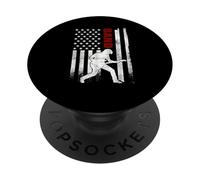 Banda de la Bandera Estadounidense desgastada músico patriótico de PopSockets PopGrip Adhesivo