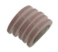Banda De Lijado 50 unids/set correas de lijado bandas abrasivas 60-240 correa lijadora de corindón de circonio for lijadoras de 10x330mm herramientas abrasivas.