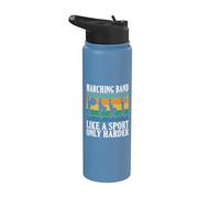 Banda de marcha como un deporte solo más difícil Band Camp Stainless Steel Insulated Water Bottle