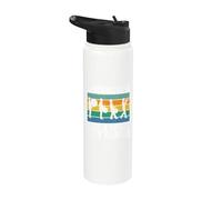Banda de marcha como un deporte solo más difícil Band Camp Stainless Steel Insulated Water Bottle