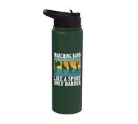 Banda de marcha como un deporte solo más difícil Band Camp Stainless Steel Insulated Water Bottle