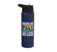 Banda de marcha como un deporte solo más difícil Band Camp Stainless Steel Insulated Water Bottle