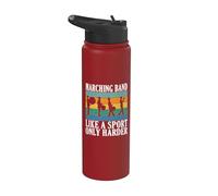 Banda de marcha como un deporte solo más difícil Band Camp Stainless Steel Insulated Water Bottle