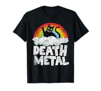 Banda de metal pesado con arco iris para niños, goth Funny Death Metal Camiseta