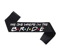 Banda de novia para ser con texto en inglés "The one Where I'm The Bride " para despedida de soltera, decoración de boda, accesorios para futura esposa 1