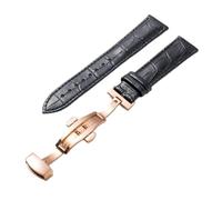 Banda de Reloj de Cuero con Bandas de Cierre Croco For Pulseira Watch Dimension en 14 16 18 19 20 21 22 22 24 mm