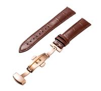 Banda de Reloj de Cuero con Bandas de Cierre Croco For Pulseira Watch Dimension en 14 16 18 19 20 21 22 22 24 mm