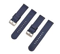 Banda de reloj de nylon Strap Nylon 18 mm 20 mm 22 mm de 24 mm Releance Reloj Straps Watch Bands Sports Black Grey Blue Correa /18 mm/White