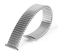 Banda de reloj elástica de metal 18 mm 20 mm Correa de acero inoxidable Correa de reemplazo universal Men pulsadores para mujeres Accesorios de brazalete