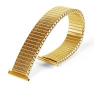 Banda de reloj elástica de metal 18 mm 20 mm Correa de acero inoxidable Correa de reemplazo universal Men pulsadores para mujeres Accesorios de brazalete