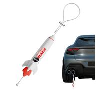 Banda de remolque antiestática para coche, diseño de cohetes 3D, cable de tierra con diseño electrostático, correa de remolque conductora estática ajustable, para una conducción segura de diferentes