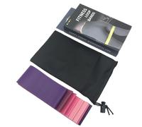 Banda de resistencia - 600 x 50 mm banda elástica de goma maciza | Bandas de ejercicio TPE Fitness con cinco niveles de resistencia, bandas de entrenamiento para gimnasio, pilates, sentadillas