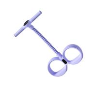 Banda de resistencia a pedal para pie - 6 bandas elásticas de tubo multifunción para abdominales con contador digital, dispositivo de resistencia a pedal - para adelgazamiento, tonificación abdominal