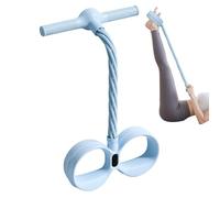 Banda de resistencia al pedal - Tractor elástico de 6 tubos, equipo de entrenamiento de pies con asa, entrenador multifuncional para gimnasio en casa | Mujer Cintura Brazo Pierna Yoga Pilates