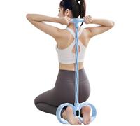 Banda de Resistencia con Pedal | con Asas para Equipo de Ejercicio Elástico | Banda de Resistencia con Asas para Ejercicio | para Mujeres y Hombres, Entrenamiento de Abdomen,