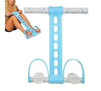 Banda de resistencia con pedal para pies, con asas y banda elástica extensible | Banda de resistencia con pedal y asa | Para entrenamiento ejercicio muscular Fitness Gimnasio Casa Yoga