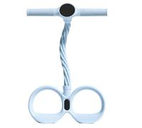 Banda de resistencia de pedal, extractor de tobillo con pedal, cuerda de tensión, 6 tubos elásticos con asa, bandas de entrenamiento para mujeres, abdomen, cintura, brazo, pierna, yoga, pilates