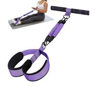 Banda de Resistencia de Pedal para Abdominales con Mango y reposapiés Solución Que Ahorra Espacio Pedal de Entrenamiento de tensión Manual de Cuerpo Completo para Fitness