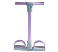 Banda de resistencia del extractor de pedales - Correa de yoga con pedal, expansor de culturismo de 6 tubos | Equipo de ejercicios con pantalla LED para ejercicios de estiramiento y adelgazamiento, en