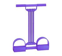 Banda De Resistencia Del Pedal Con Manija, Banda Ajustable De Látex De 8 Tubos Con Asa - Equipo Eficiente Para El Entrenamiento En Casa - Para Ejercicios De Fitness En El Gimnasio Para Potenciar