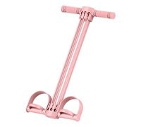 Banda de resistencia elástica de yoga 6 tubos de espuma 300g 27x52cm con 6 pedales desmontables - Portátil Inicio Fitness entrenamiento de cuerpo completo para interiores, oficina y exterior