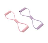 Banda de resistencia, figura 8, banda de resistencia con asas, expansor de pecho, correa elástica de fitness para entrenamientos de cuerpo completo