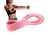 Banda de Resistencia Figura 8 - Correa de Estiramiento de Silicona de 20 LB, Extractor de Ejercicio Antideslizante | Entrenador de Fuerza elástica de 42,5x9cm para Pilates, Yoga, acondicionamiento de