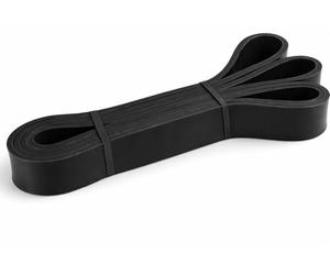 Banda de Resistencia Negra de 25 - 65 LB / 12 - 30 kg FFitness | Grosor 2,1 cm | Bandas de Fitness para Pilates, Yoga, Entrenamiento de Fuerza, Fisioterapia y rehabilitación.
