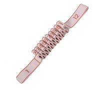 Banda de Resistencia para Estiramiento y Yoga, Bandas Ajustables para Estiramiento y Modelado de Cuerpo Completo, Bandas Elásticas de Ejercicio de 8 Lazos, Banda de Resistencia (Pink,12)