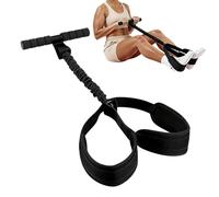 Banda de resistencia para pedales, suave y ajustable, multifunción, equipo de yoga, para ejercicios de fitness, fuerza, piernas y brazos, cuerpo entero, trabajo abdominal, así como gimnasio en