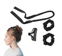 Banda de rizador de pelo para noche, sin calor, 4 varillas para soplar durante la noche, accesorios para peinar el cabello, rizador sin calor, para mujeres con cabello largo