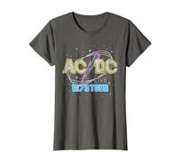 Banda de Rock Oficial ACDC Vintage 1981 Live Tour para Mujer Camiseta