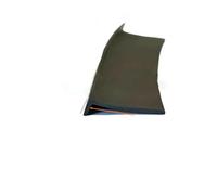 Banda de sellado de silicona, Tira de goma en forma T for cubrir espacios, for puertas, muebles, coches, negro, varios tamaños, 1-10m(8x20mm T,10M)