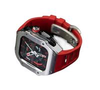 Banda de silicona de reloj de acero inoxidable de estilo RM, para la serie Ultra 8 7 6 5 4 SE, el kit de modificador de reacondicionamiento de cerebro de goma de goma deportiva para la serie de 49 mm