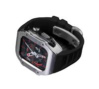 Banda de silicona de reloj de acero inoxidable de estilo RM, para la serie Ultra 8 7 6 5 4 SE, el kit de modificador de reacondicionamiento de cerebro de goma de goma deportiva para la serie de 49 mm