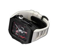 Banda de silicona de reloj de acero inoxidable de estilo RM, para la serie Ultra 8 7 6 5 4 SE, el kit de modificador de reacondicionamiento de cerebro de goma de goma deportiva para la serie de 49 mm