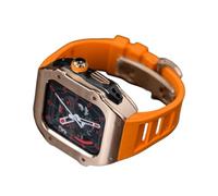Banda de silicona de reloj de acero inoxidable de estilo RM, para la serie Ultra 8 7 6 5 4 SE, el kit de modificador de reacondicionamiento de cerebro de goma de goma deportiva para la serie de 49 mm