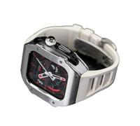 Banda de silicona de reloj de acero inoxidable de estilo RM, para la serie Ultra 8 7 6 5 4 SE, el kit de modificador de reacondicionamiento de cerebro de goma de goma deportiva para la serie de 49 mm